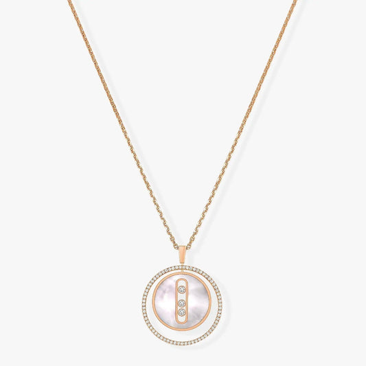 [⭐Aura]Demo MOVE MM NACRE BLANCHE DIAMOND NECKLACE