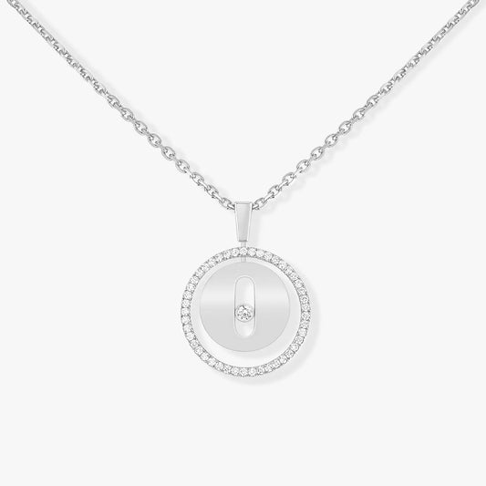 [⭐Aura]Demo MOVE PM NECKLACE SILVER DIAMOND