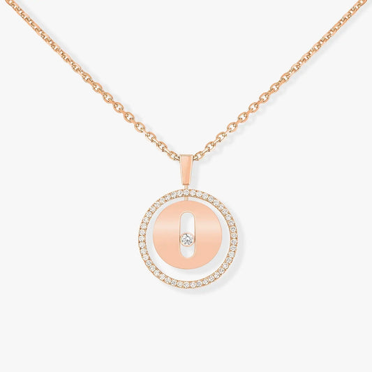 [⭐Aura]Demo MOVE PM NECKLACE PINK GOLD DIAMOND