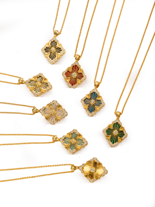 [⭐Aura] B.C.L BIG SIZE  ENAMEL NECKLACE（Various colors）