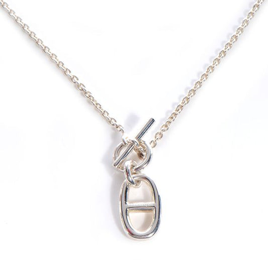 [⭐Aura]HM CHAINE D'ANCRE PENDANT NECKLACE STERLING SILVER