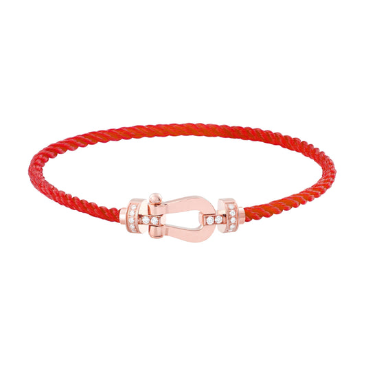 [⭐Aura]FORCE 10 HALF DIAMOND PINK GOLD RED CORDERI LARGE AND MEDIUM MODEL