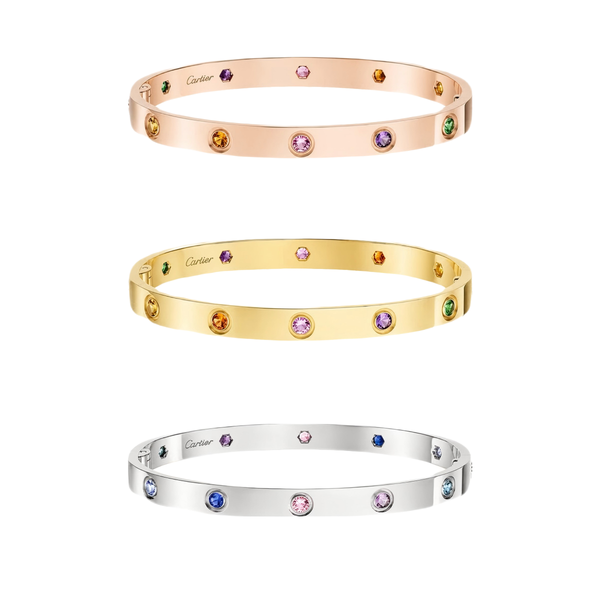 [⭐Aura] 2026 RAINBOW LOVE BRACELET 6.1MM  10 DIAMONDS