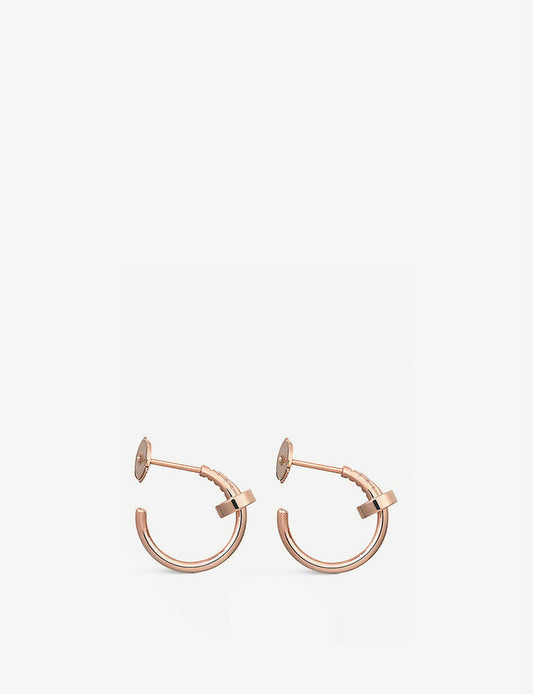 [⭐Aura]JUSTE EARRINGS PINK GOLD