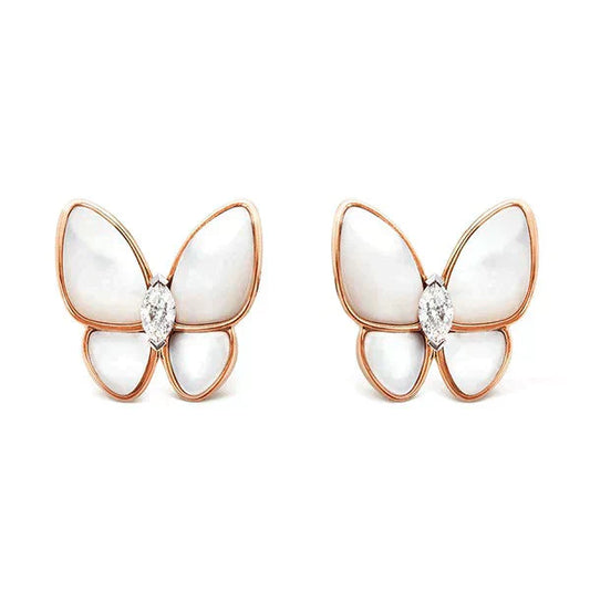 [⭐Aura]BUTTERFLY MOP DIAMOND EARRINGS