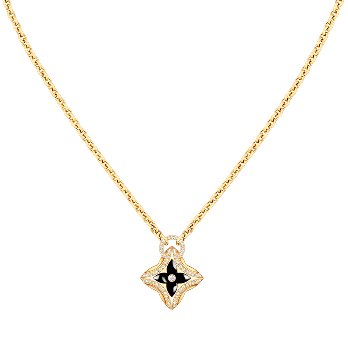 [Spark]STAR PEDANT PINK GOLD DIAMOND NECKLACE