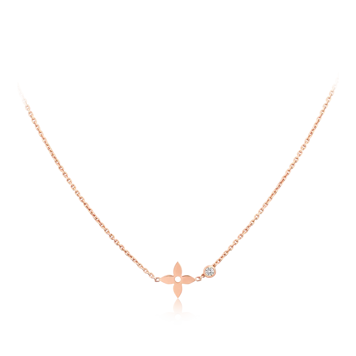 [Spark]BLOSSOM PENDANT PINK GOLD AND DIAMOND
