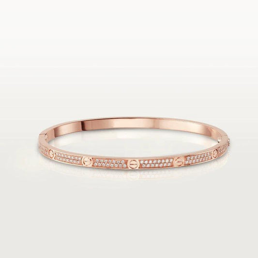 [⭐Aura]LOVE BRACELET 3.65MM DIAMOND-PAVED