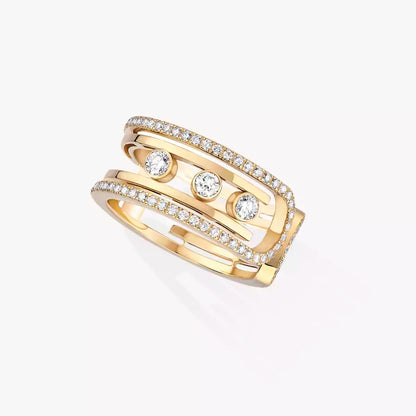 [⭐Aura]Move 10th Diamond Ring in Gold
