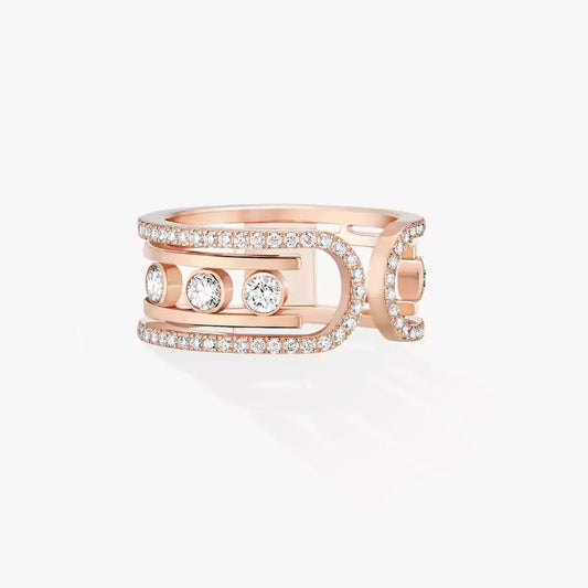 [⭐Aura]Move 10th Diamond Ring in Gold