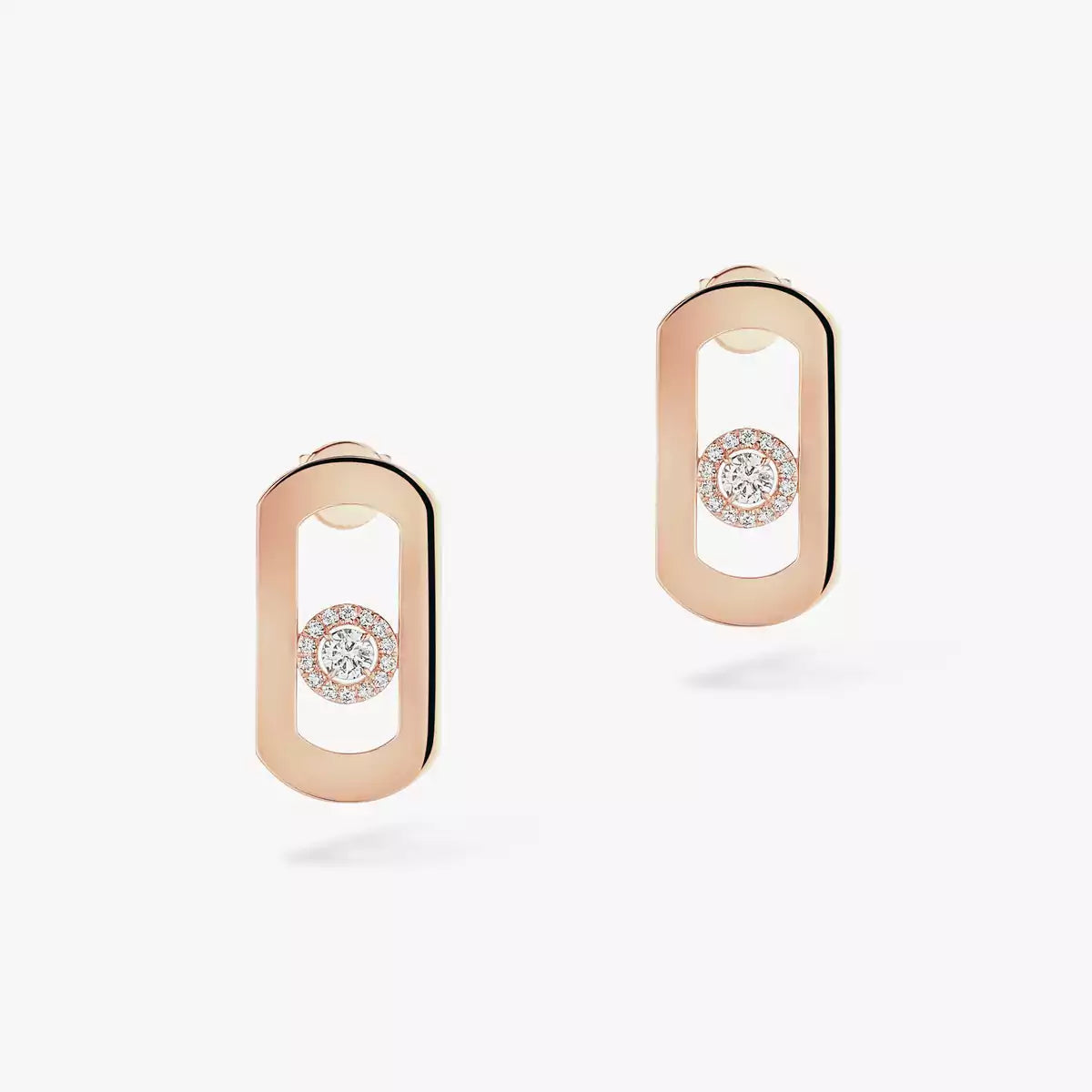[⭐Aura]So Move Diamond Earrings in Yellow Gold