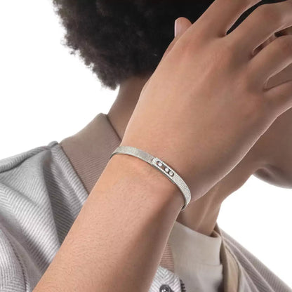 [⭐Aura]Move Noa Ciselé half pavé bangle