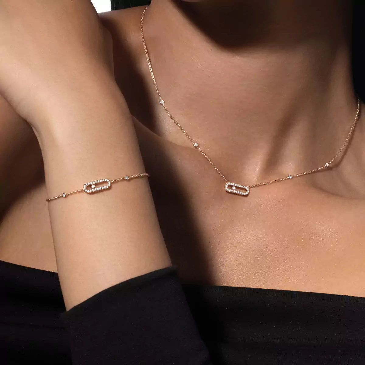 [⭐Aura]Diamond Necklace Move Uno