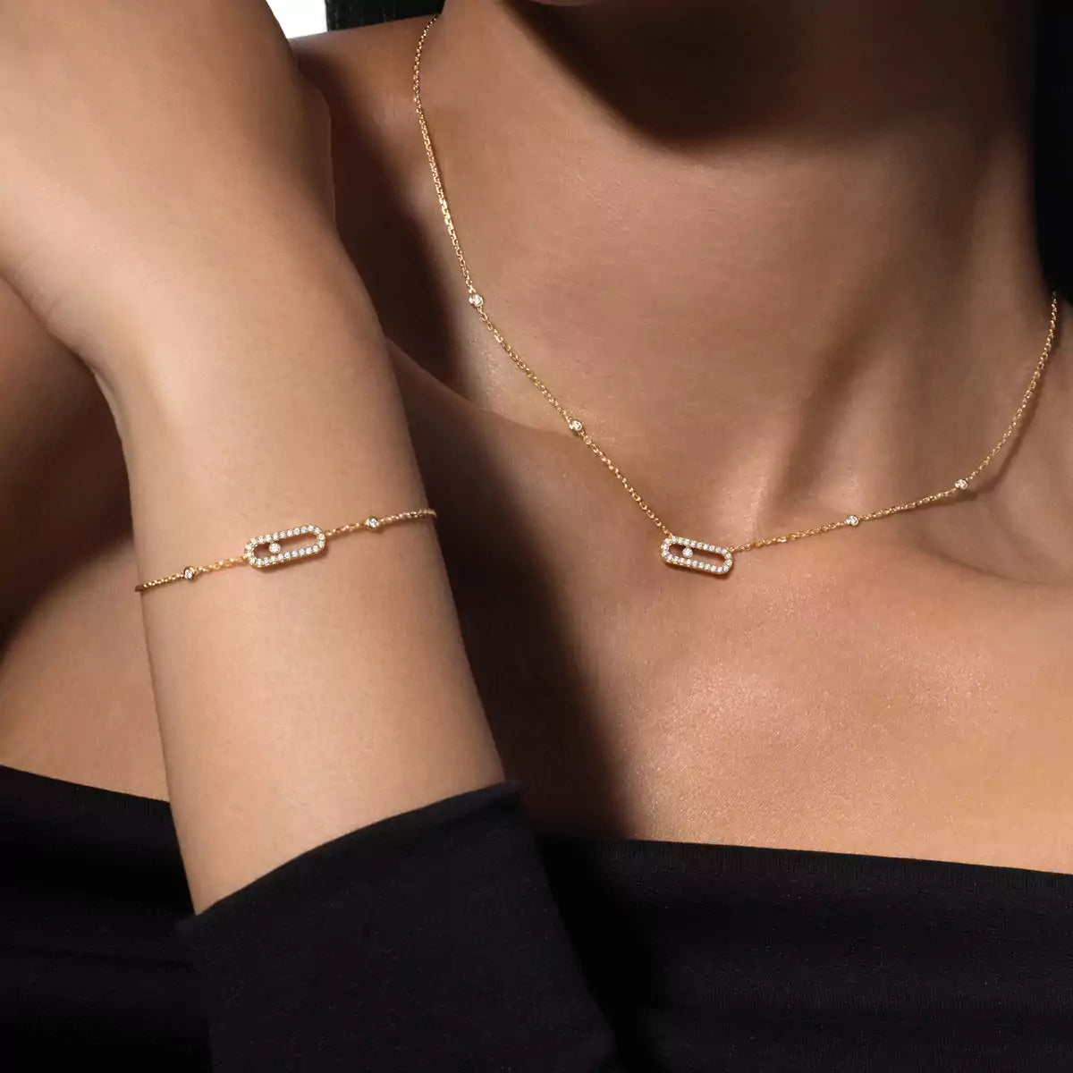 [⭐Aura]Diamond Necklace Move Uno