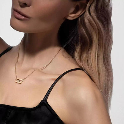 [⭐Aura]So Move Diamond Necklace in Gold