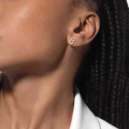 [⭐Aura]Move Uno Diamond Earrings