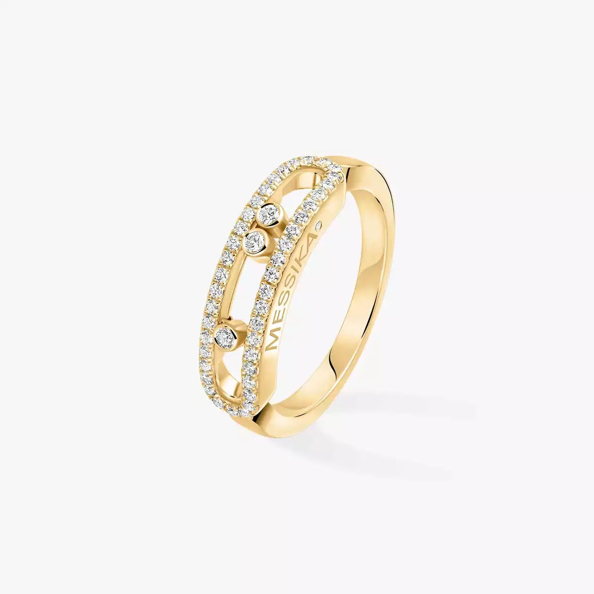 [⭐Aura] Baby Move Gold Diamond Pave_ Ring