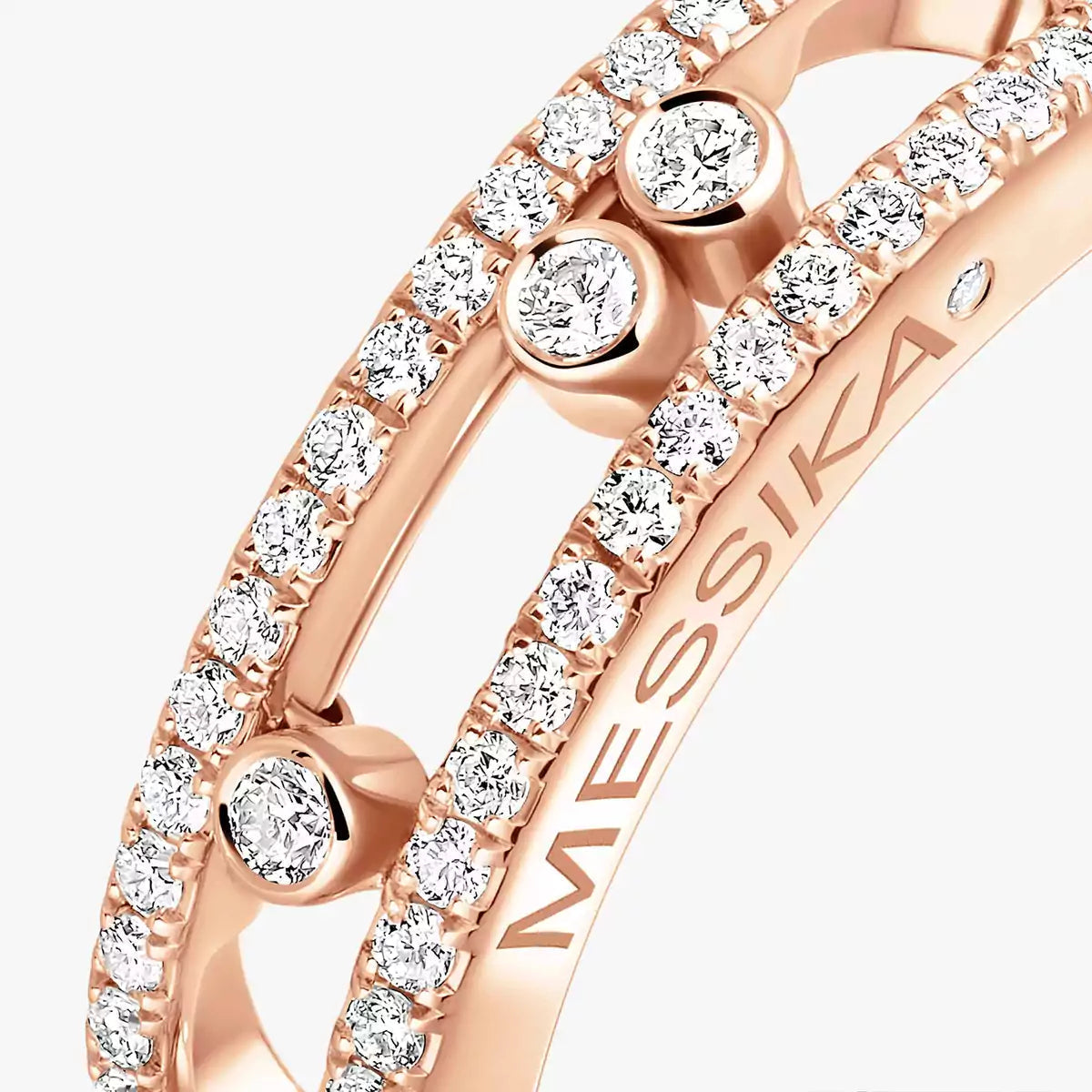 [⭐Aura] Baby Move Gold Diamond Pave_ Ring