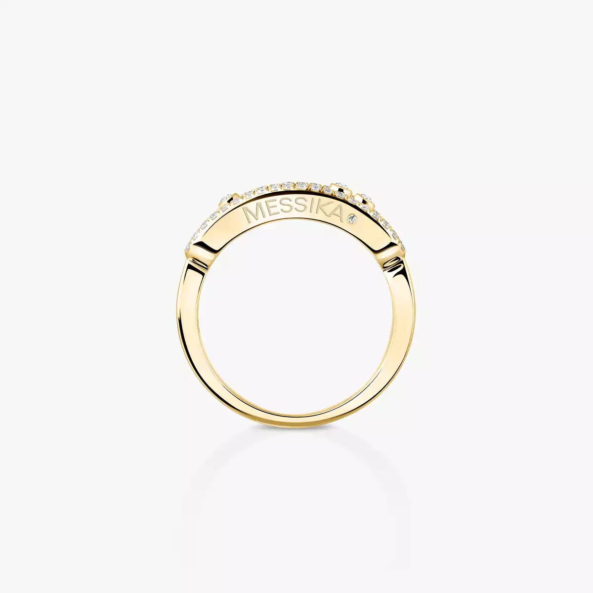 [⭐Aura] Baby Move Gold Diamond Pave_ Ring