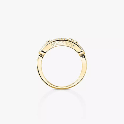 [⭐Aura] Baby Move Gold Diamond Pave_ Ring