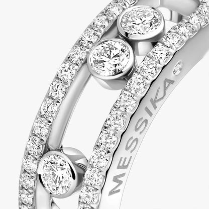 [⭐Aura] Move Gold Diamond Pave_ Ring