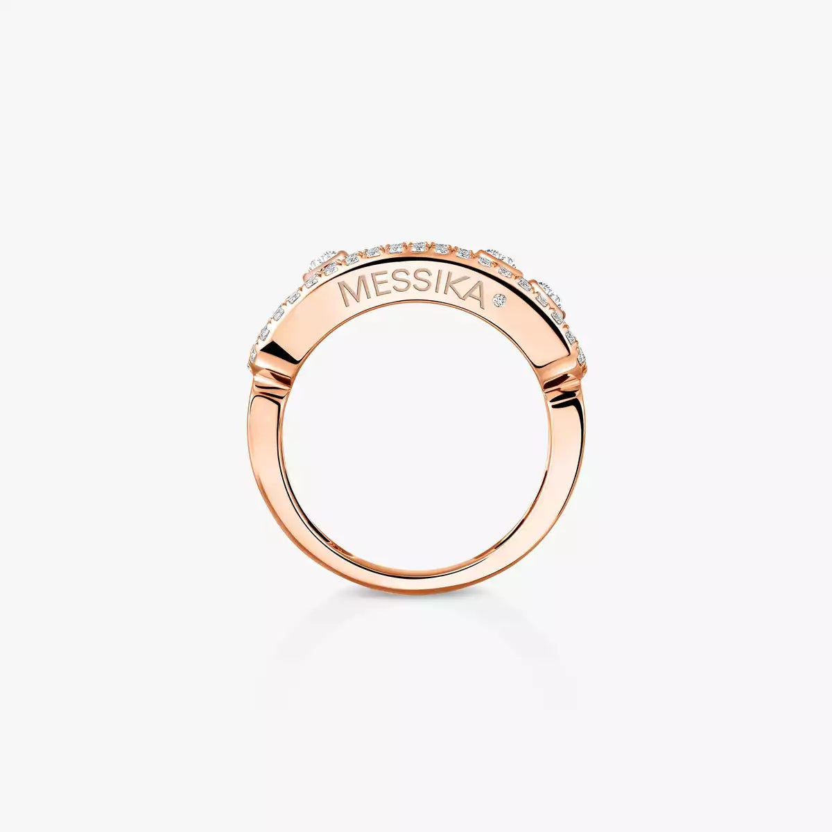 [⭐Aura] Move Gold Diamond Pave_ Ring