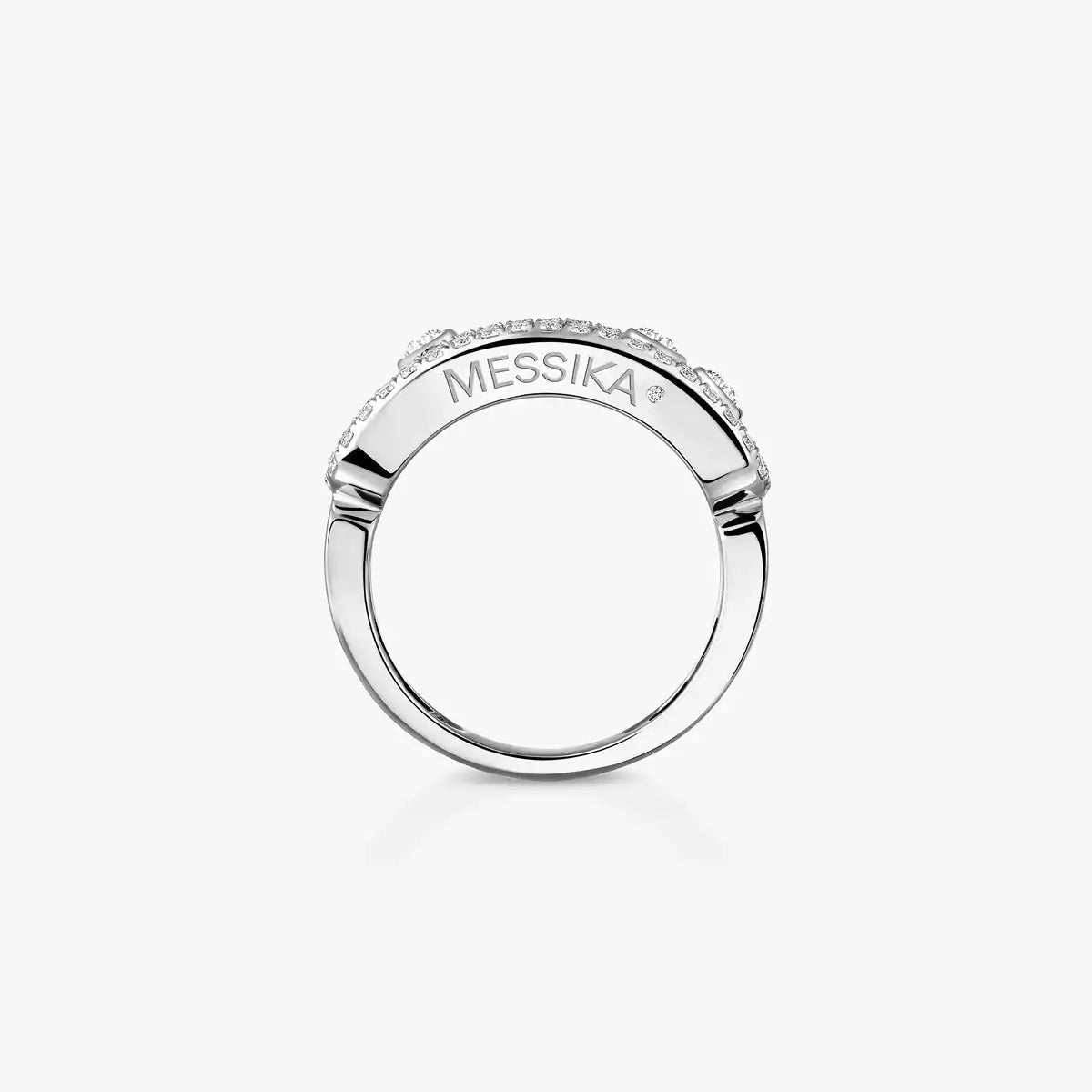 [⭐Aura] Move Gold Diamond Pave_ Ring