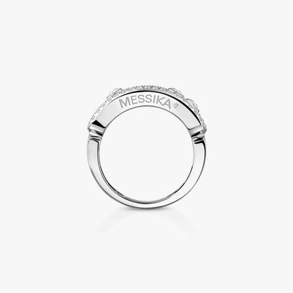 [⭐Aura] Move Gold Diamond Pave_ Ring