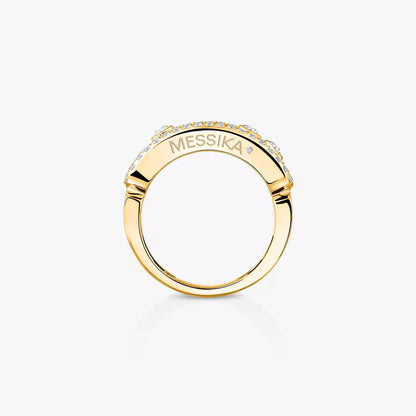 [⭐Aura] Move Gold Diamond Pave_ Ring