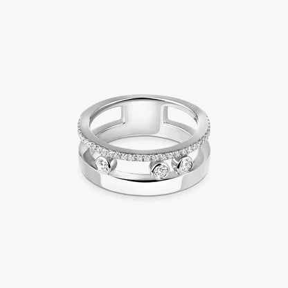 [⭐Aura]Move Romane Diamond Ring