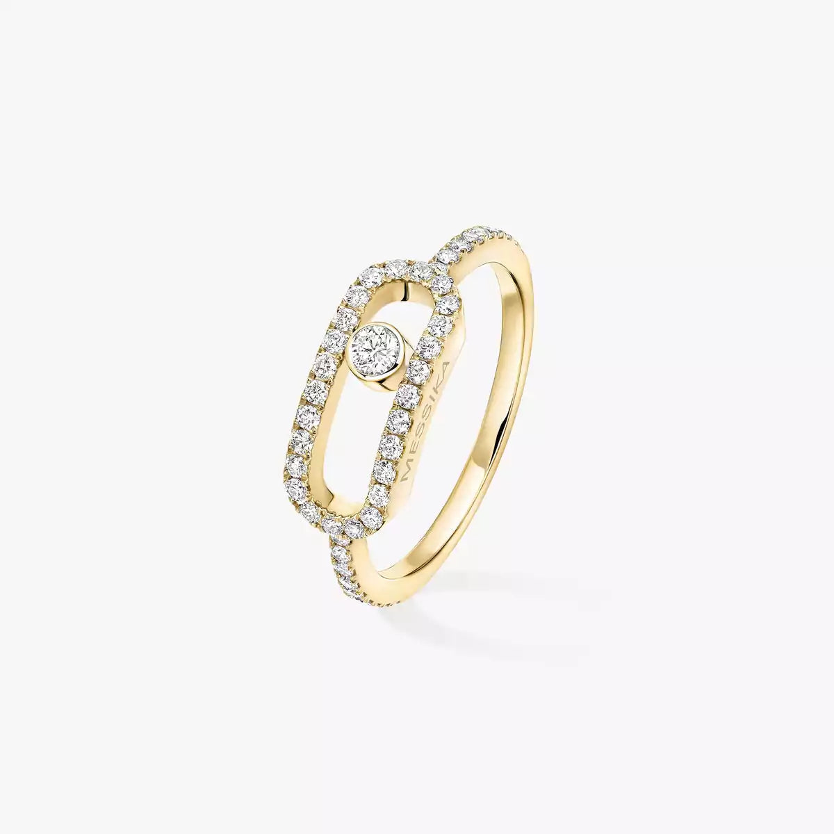 [⭐Aura]Move Uno Diamond Ring in Gold