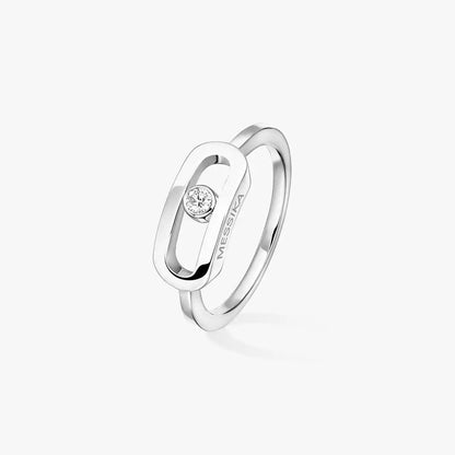 [⭐Aura]Move Uno Diamond Ring in Gold