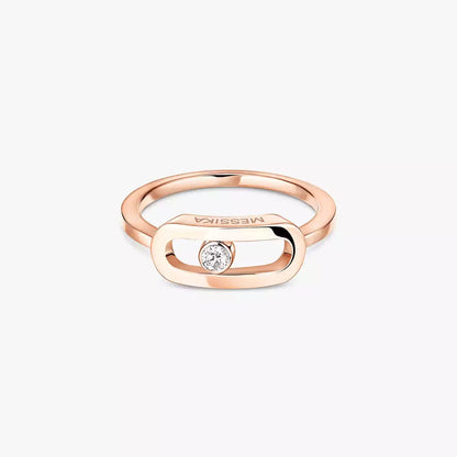 [⭐Aura]Move Uno Diamond Ring in Gold