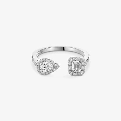 [⭐Aura]My Twin Toi Gold Diamond Ring
