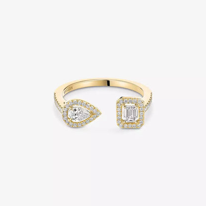 [⭐Aura]My Twin Toi Gold Diamond Ring