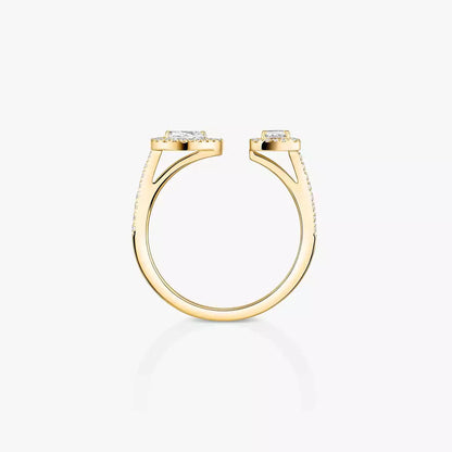 [⭐Aura]My Twin Toi Gold Diamond Ring