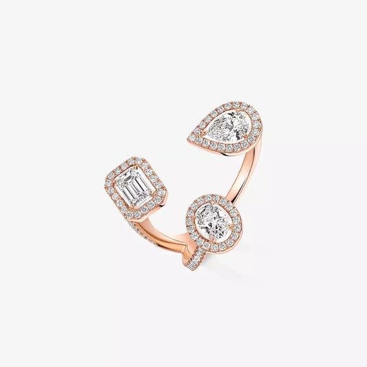 [[⭐Aura] Diamond Ring 0,25ct My Twin Trilogy