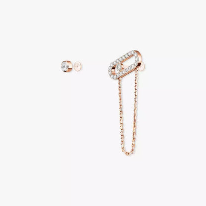 [⭐Aura]Move Uno Diamond Earrings