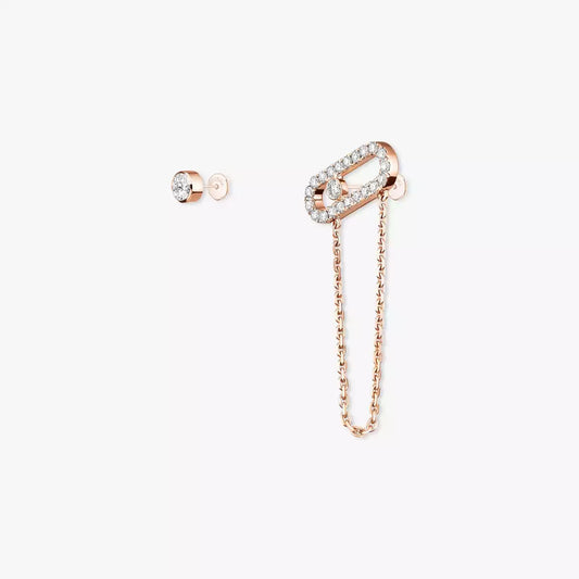 [⭐Aura]Move Uno Diamond Earrings