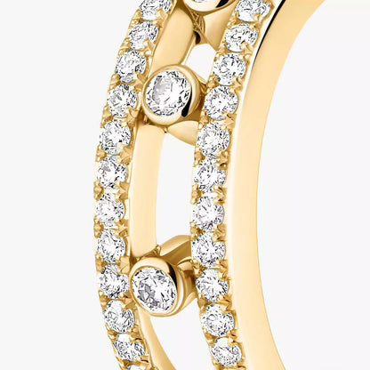 [⭐Aura]Diamond Pave_ Hoop Earrings Move