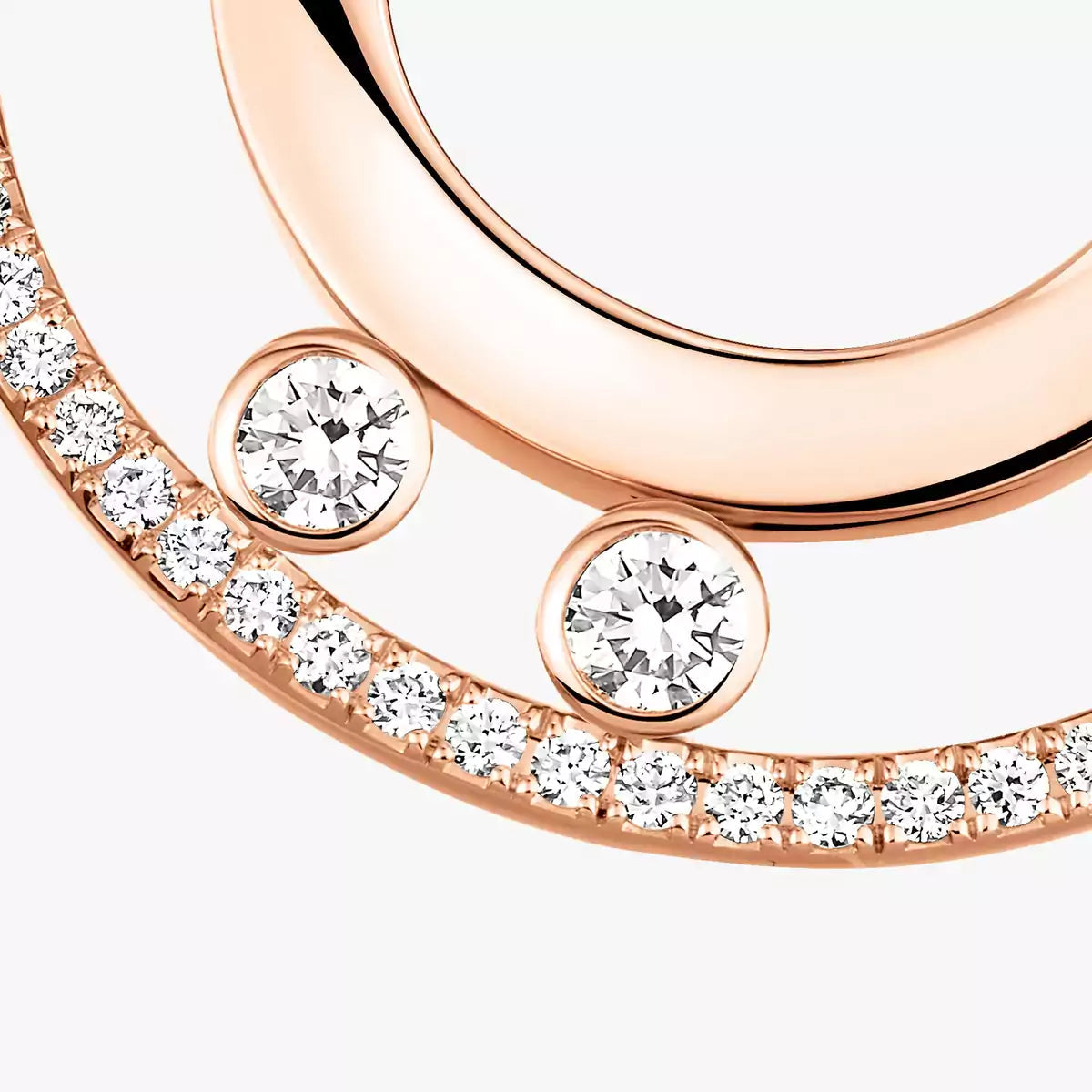 [⭐Aura]Move Romane Small Diamond Hoop Earrings
