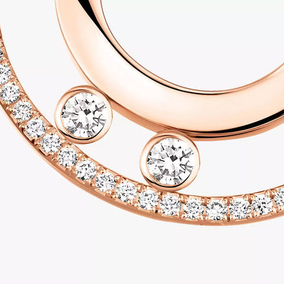 [⭐Aura]Move Romane Small Diamond Hoop Earrings