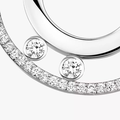 [⭐Aura]Move Romane Small Diamond Hoop Earrings