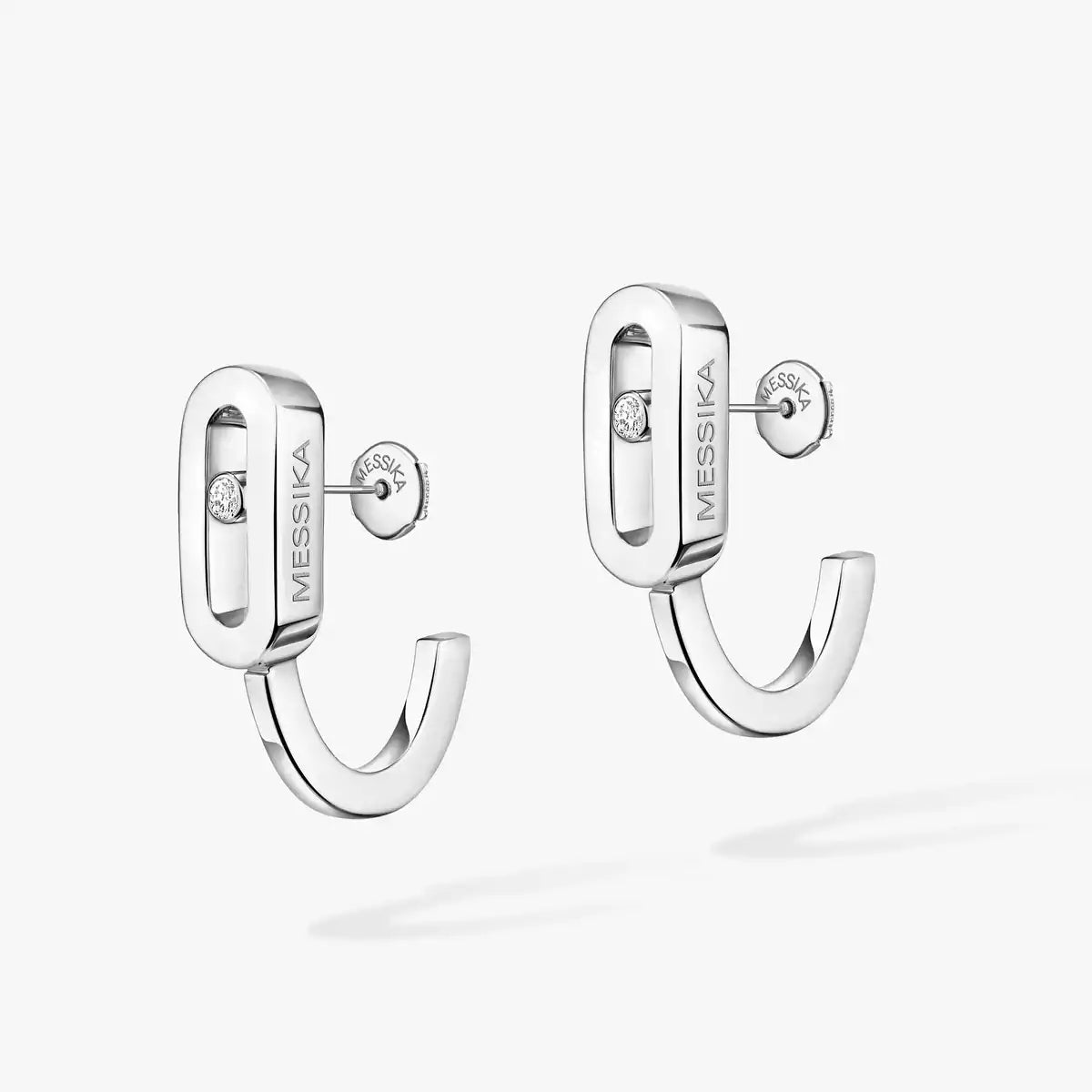 [⭐Aura]Diamond Mini Hoop Earrings Move Classique