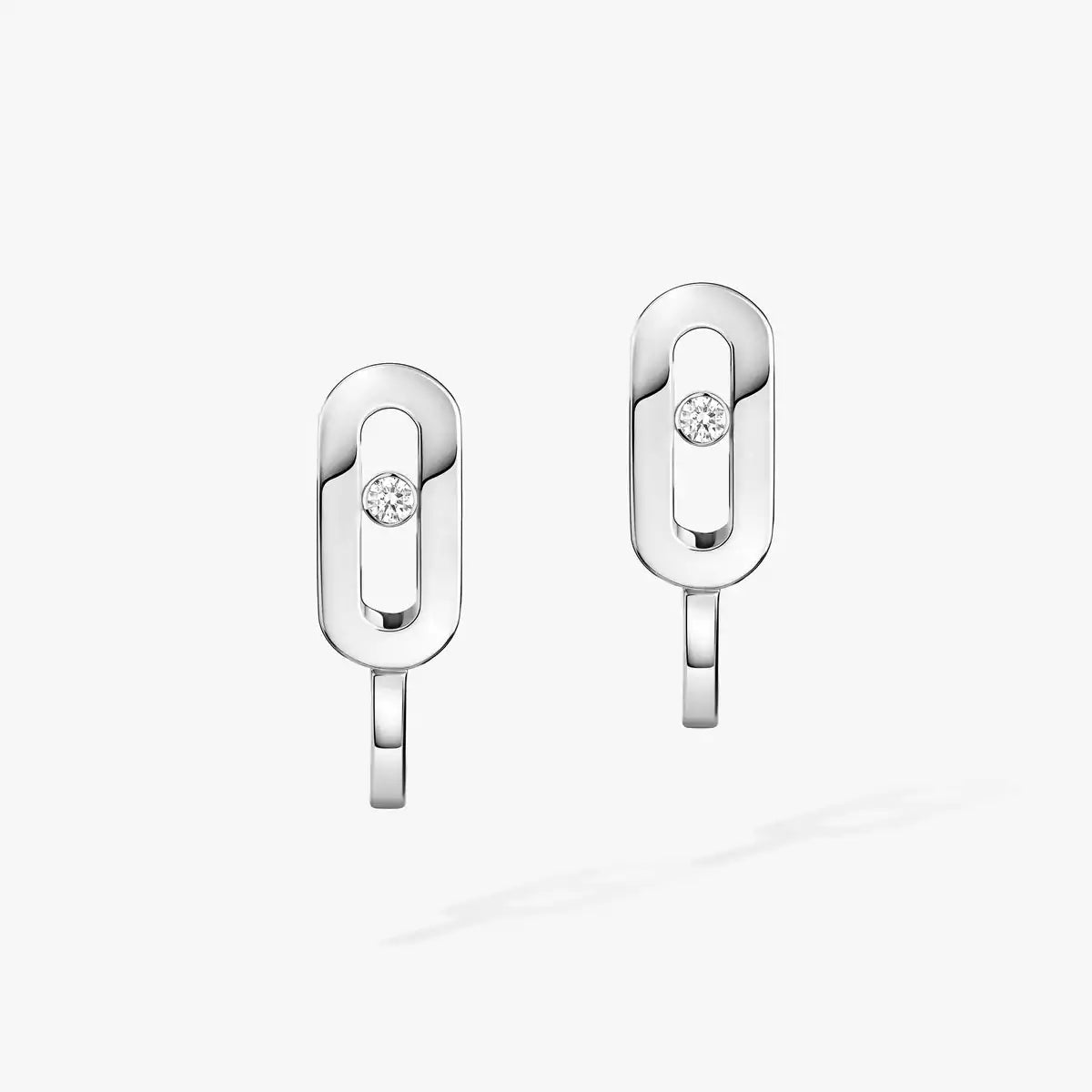 [⭐Aura]Diamond Mini Hoop Earrings Move Classique