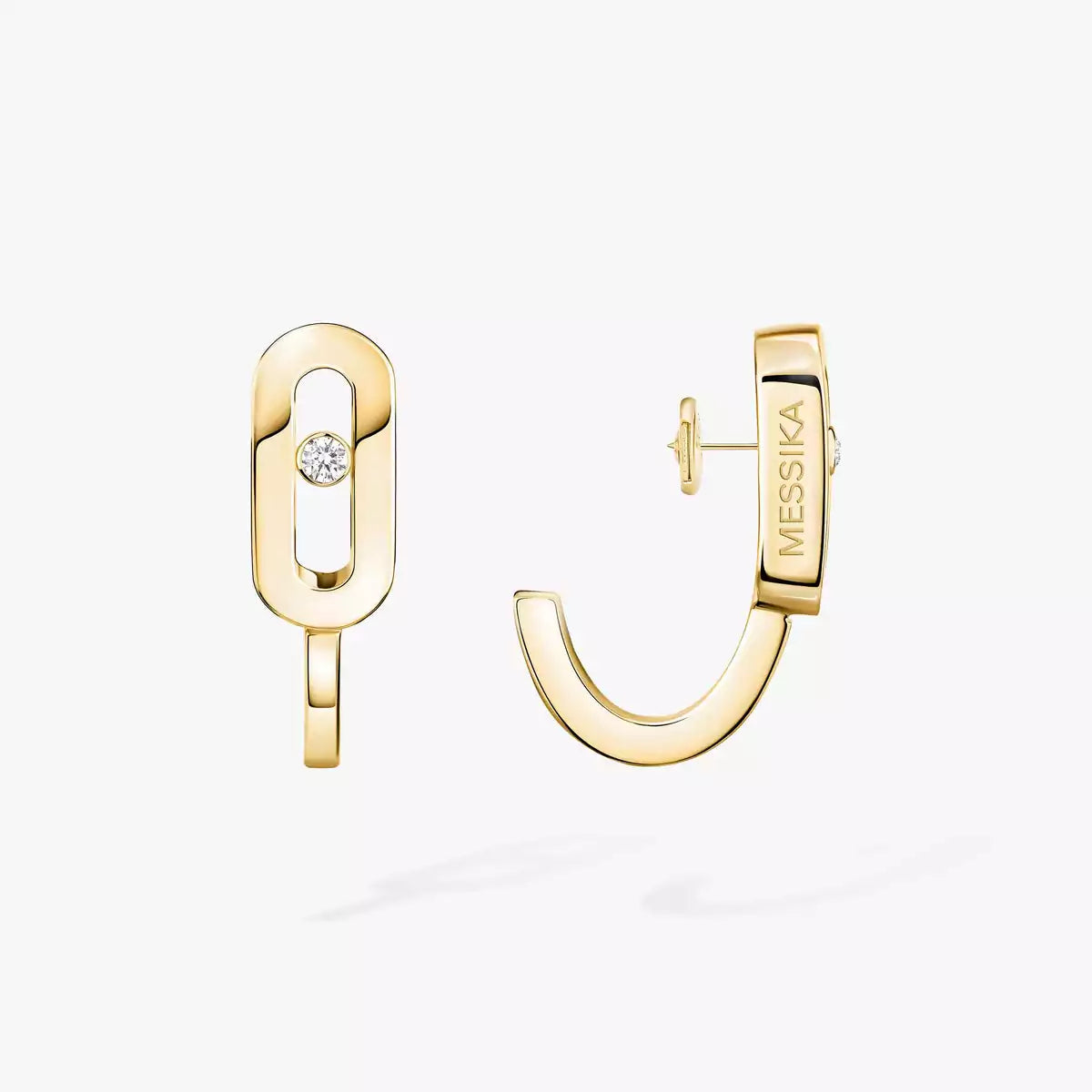 [⭐Aura]Diamond Mini Hoop Earrings Move Classique