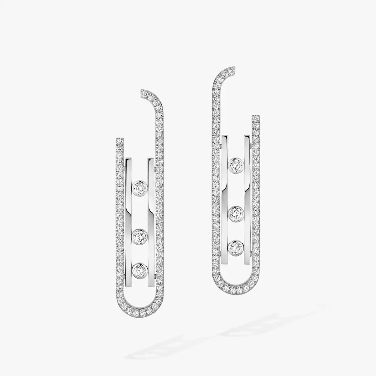 [⭐Aura]Diamond Pendant Earrings Move 10Th