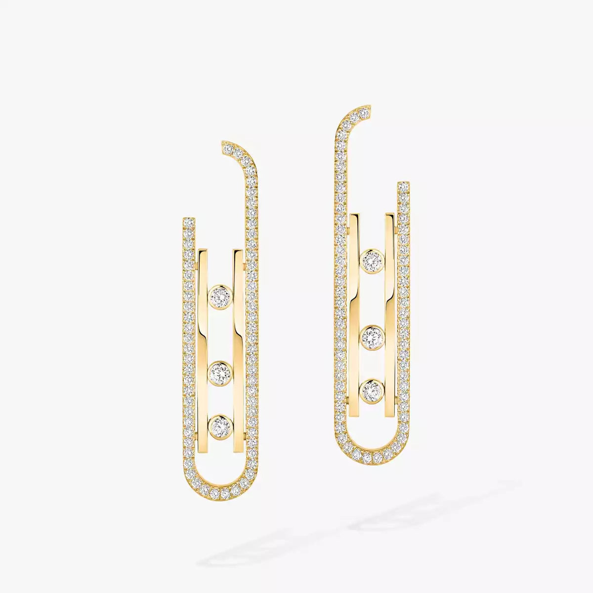 [⭐Aura]Diamond Pendant Earrings Move 10Th