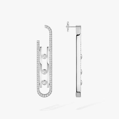 [⭐Aura]Diamond Pendant Earrings Move 10Th
