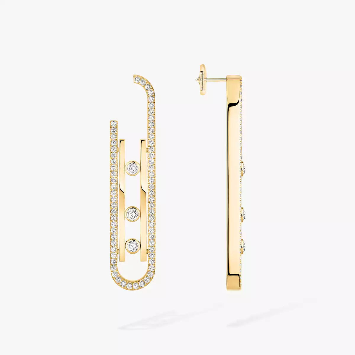 [⭐Aura]Diamond Pendant Earrings Move 10Th
